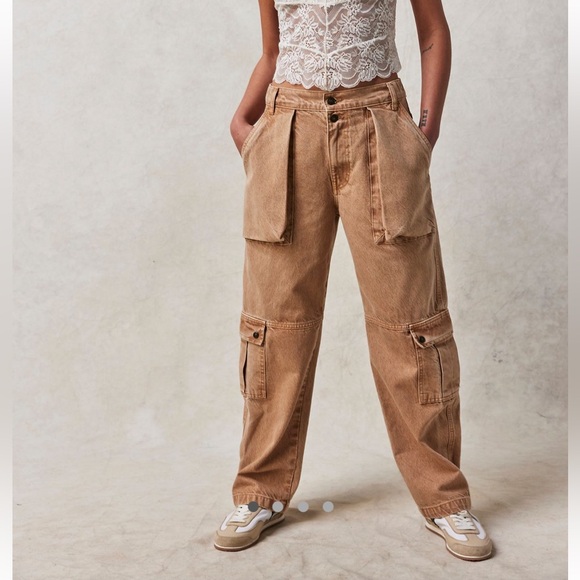 Free People Pants - Free People We The Free Marx Slouchy Cargo Pants NWT 27